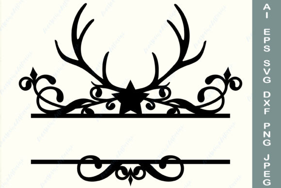 Download Reindeer Antlers Frame, Christmas - Reindeer Collection