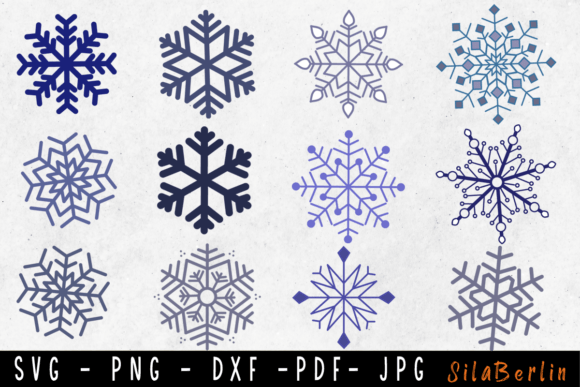 Download Snowflake Svg, Snowflake Svg Bundle - Snowflake svg Collection