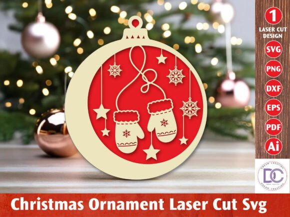 Download Christmas Ornament Laser Cut File - Premium Resources