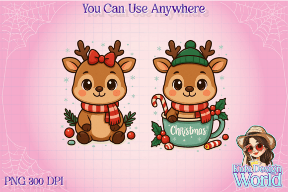 Download Merry Christmas Reindeer PNG - Reindeer Collection