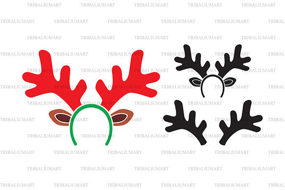 Download New Year Christmas Reindeer Antlers - Reindeer Collection